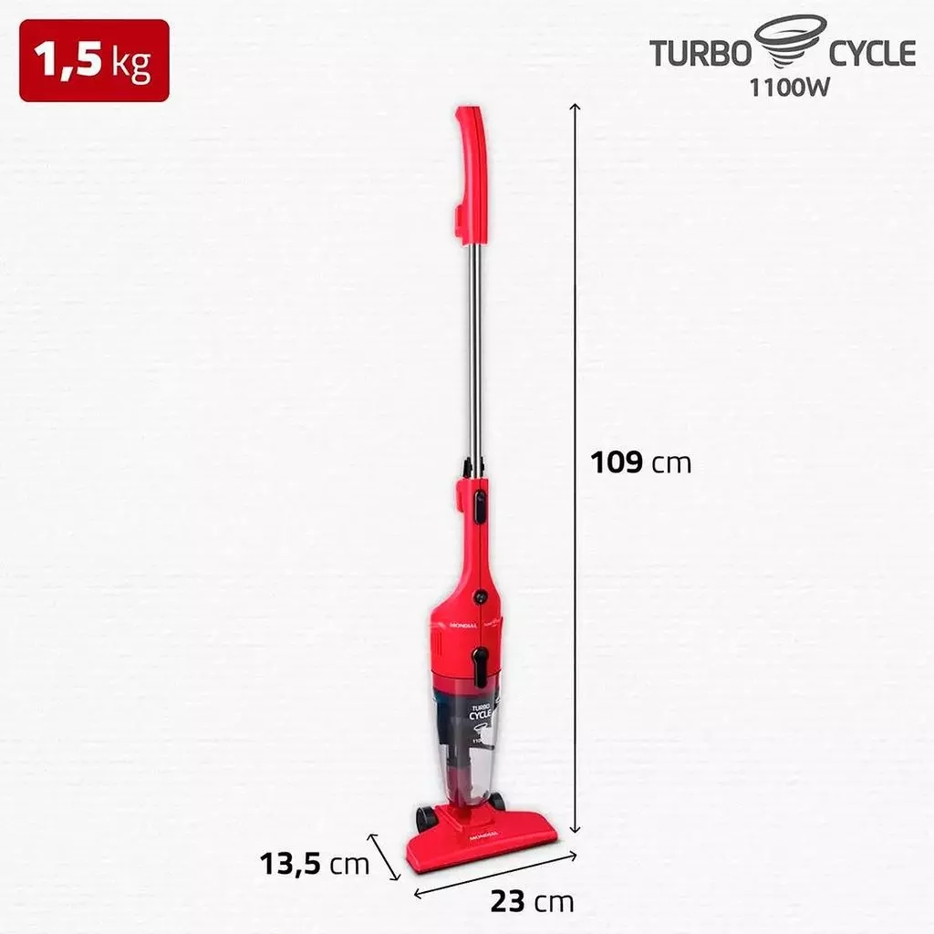 Aspirador de Pó Vertical Britânia 2 em 1 1250W BAS1290V Bivolt - Imagem 4